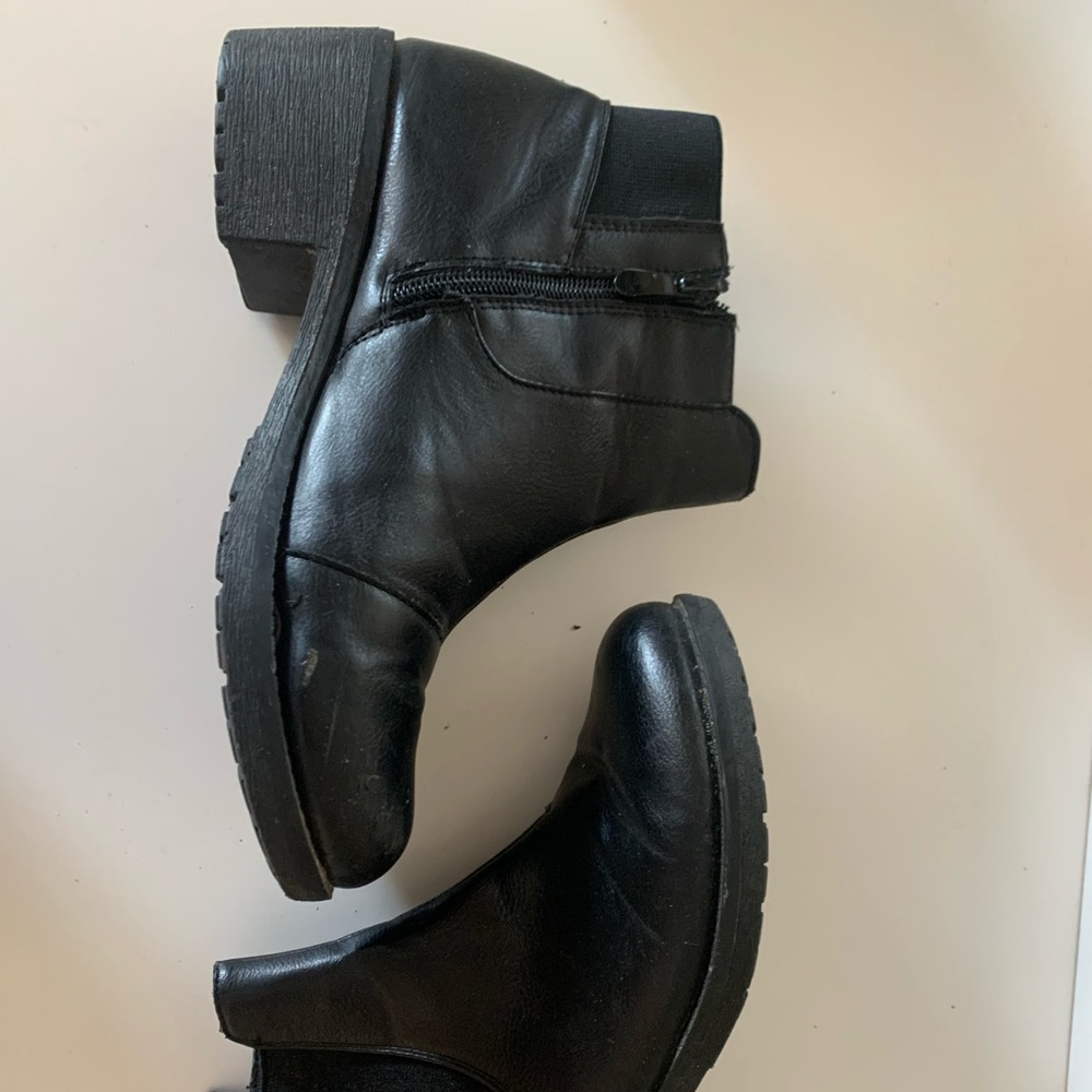 Black ankle boots